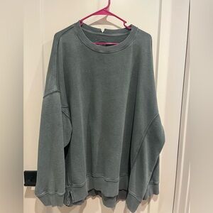 Aerie oversized green sweatshirt size XXL